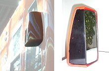 Exterior mirrors for Rail vehicle