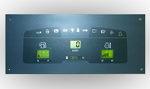 Speedometer instrument panel